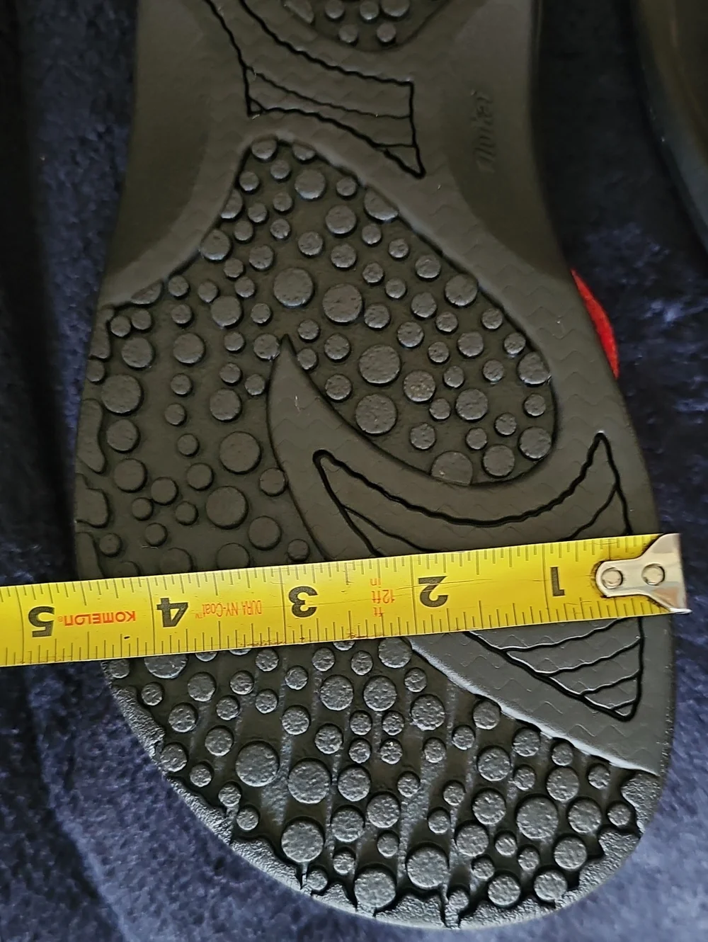 OLUKAI  HOKUA  (US M10) Red/Tangerine & Black Sandals, Waterproof (They Float!)